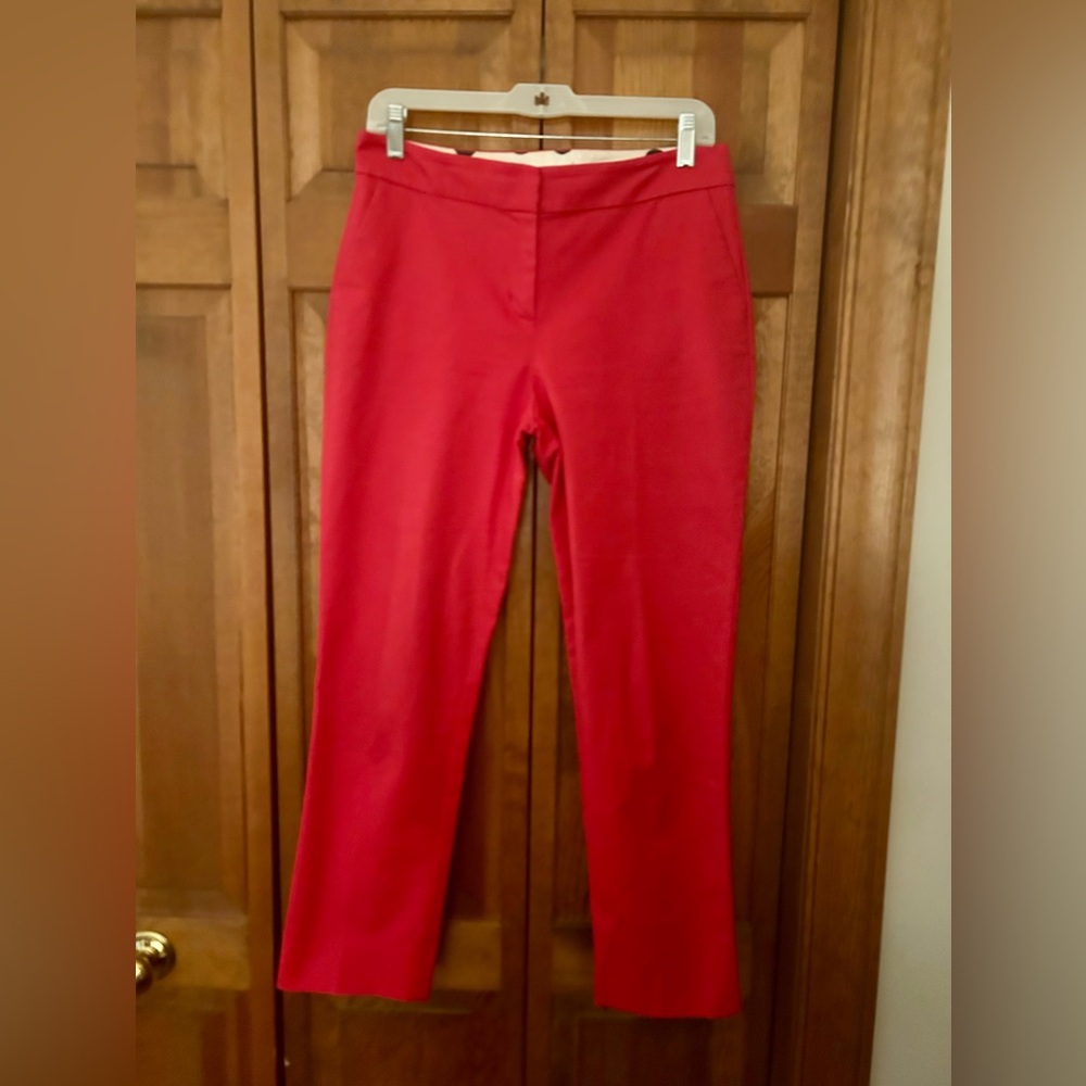 Boden Women’s Sz 6 Statement Retro/Mod Inspired Pink Cigarette Pants/Trousers
